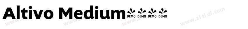 Altivo Medium字体转换